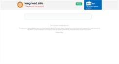 Desktop Screenshot of longhead.info